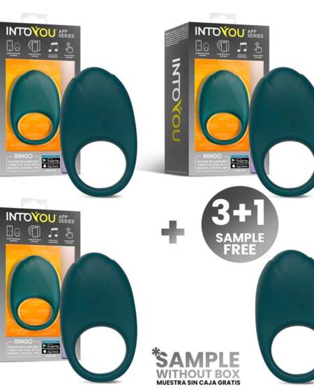 Pack 3 + Muestra Ringo Anillo Vibrador con APP Unibody