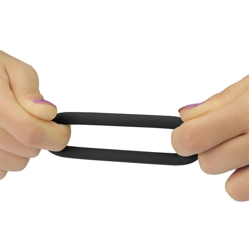 Pack de 3 Anillos para el Pene Power Plus Negro - Imagen 4