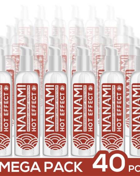 Pack de 40 Lubricante Base Agua Efecto Calor 150 ml