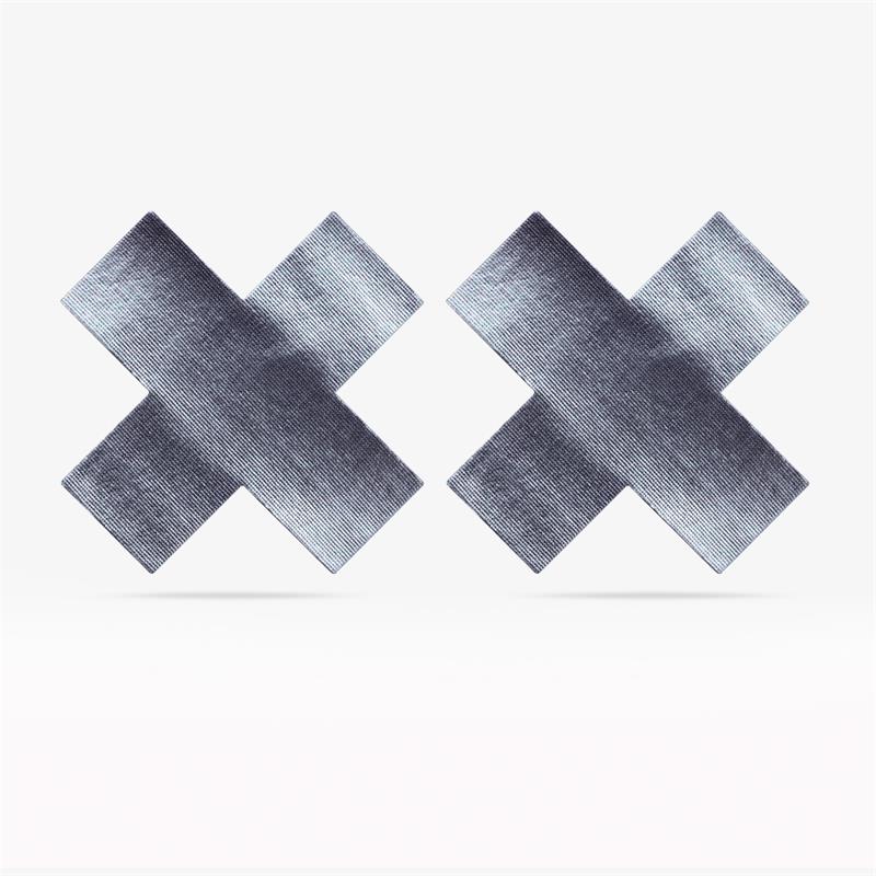 Pack Pezoneras Cruces Negro y Gris - Imagen 3