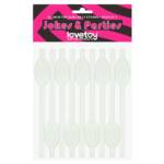 Pajita de Vagina Brilla en la Oscuridad Pack de 9