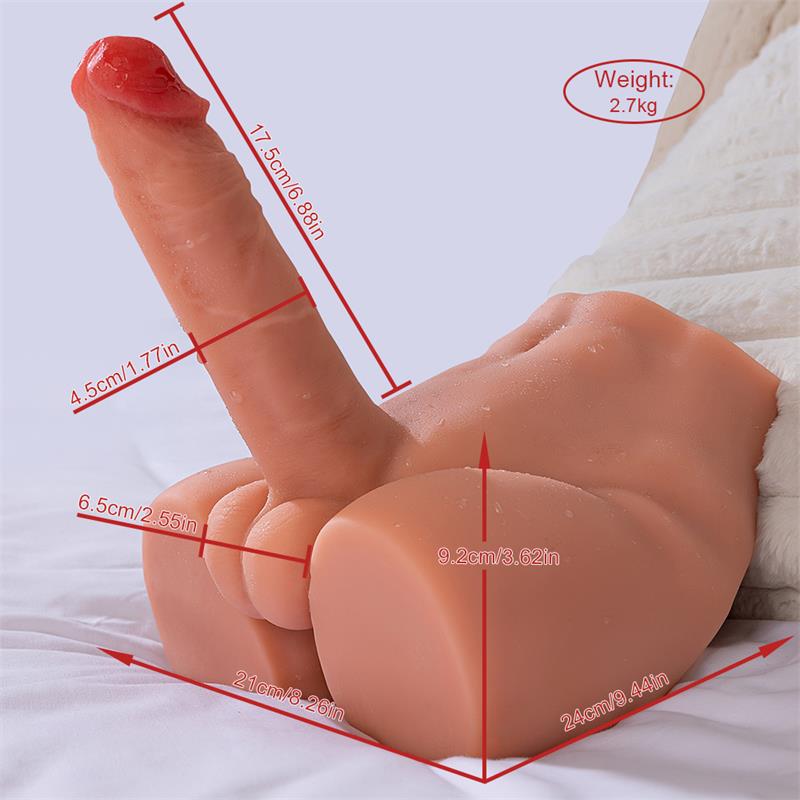 Peel Masturbador con Dildo y Ano, Vibración y Thrusting 2.7 kg - Imagen 11