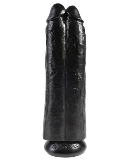 Pene Doble Two Cocks One Hole Negro 11