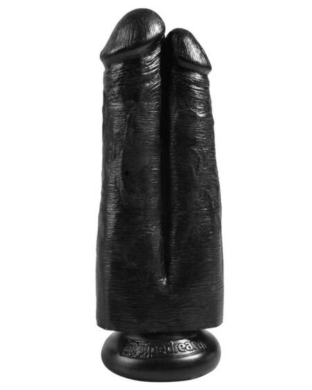 Pene Doble Two Cocks One Hole Negro 7