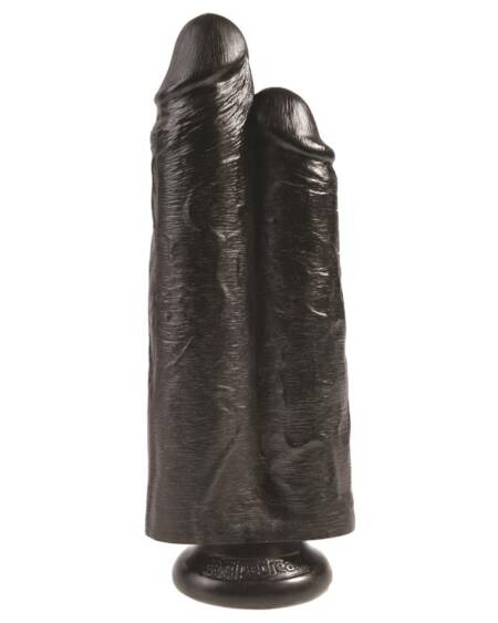 Pene Dole Two Cocks One Hole Negro 9