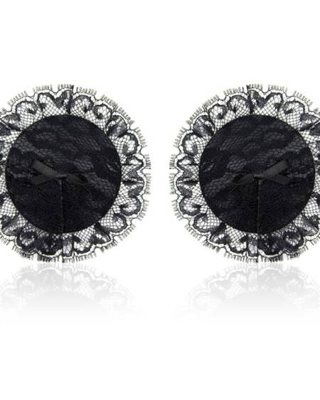 Pezoneras con Encaje Negro