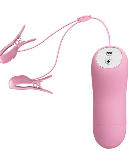 Pinza para Pezones con Vibración y Electro Shock