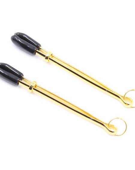 Pinzas para Pezones Metal Negro/Dorado