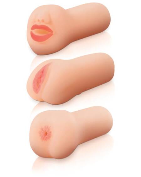 Pipedream Extreme Kit de Viaje de 3 Piezas de Masturbadores