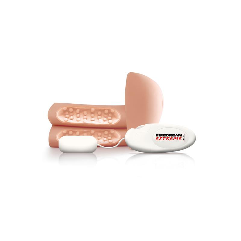 Pipedream Extreme Masturbador Vibrador D.P. Fuck Slut - Imagen 4