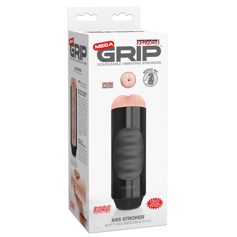 Pipedream Extreme Toyz Masturbador Vibrador Mega Grip - Imagen 2
