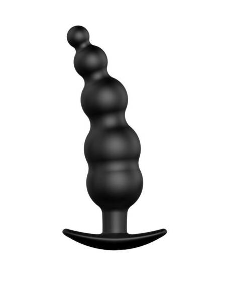 Plug Anal Burbujas Silicona Negro