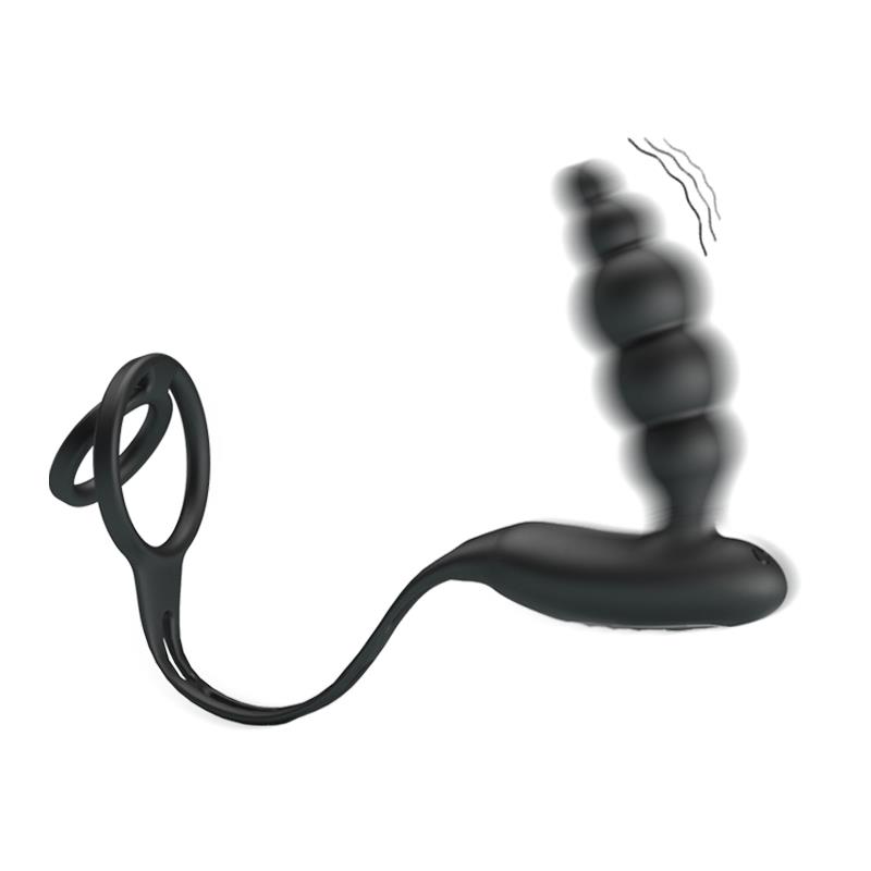 Plug Anal con Anillo para el Pene con Vibración - Imagen 2