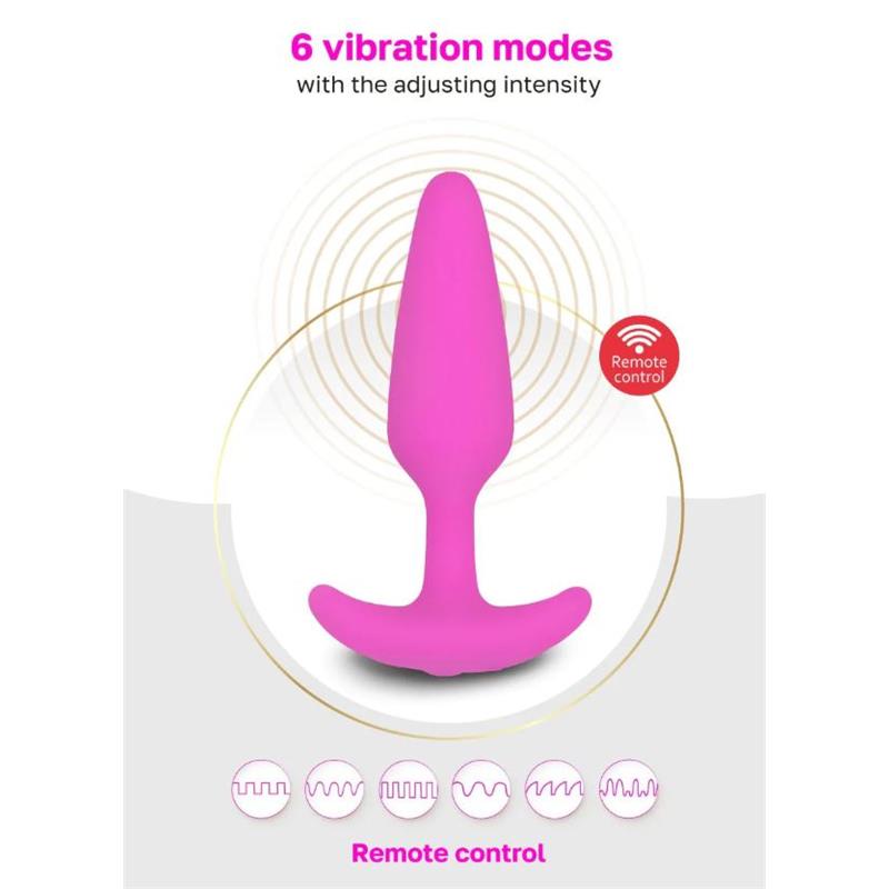 Plug Anal con Vibación Gplug XS Sunny Raspberry - Imagen 6