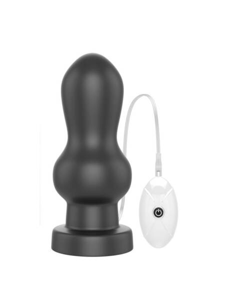 Plug Anal con Vibración King Sized 7 Negro