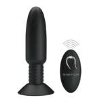 Plug Anal con Vibración y Rotación con Control Remoto USB