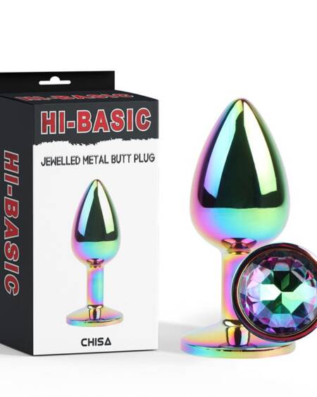 Plug Anal de Metal con Joya Circular 2.7