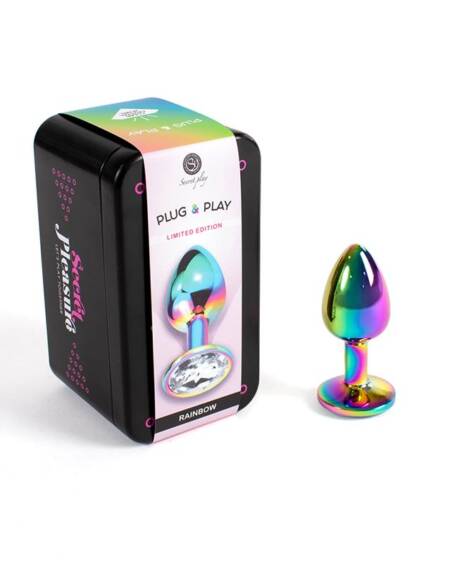 Plug Anal de Metal Rainbow Talla S