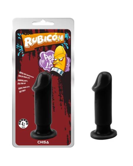 Plug Anal Evil Talla M 12.5 x 3.7 cm Negro