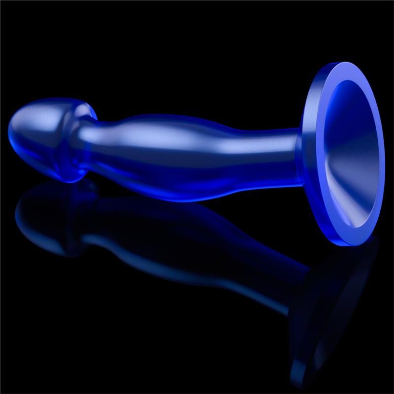 Plug Anal Flawless Azul Transparente 6.5 - Imagen 2