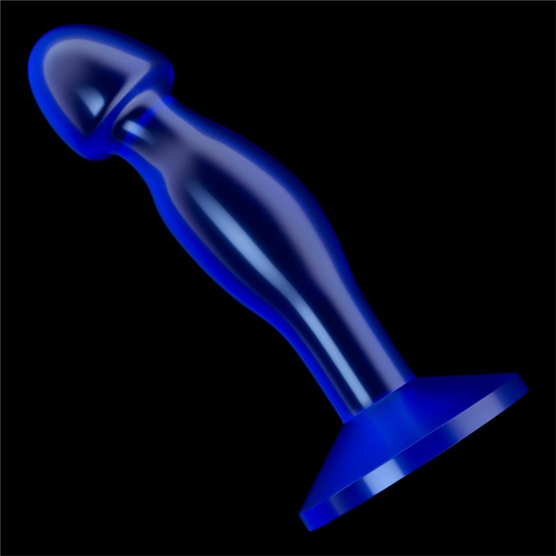 Plug Anal Flawless Azul Transparente 6.5 - Imagen 4