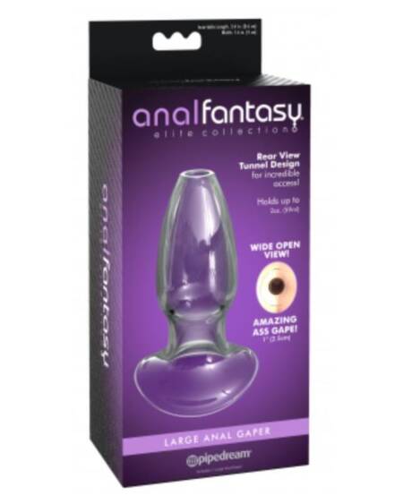 Plug Anal Gaper Grande Transparente