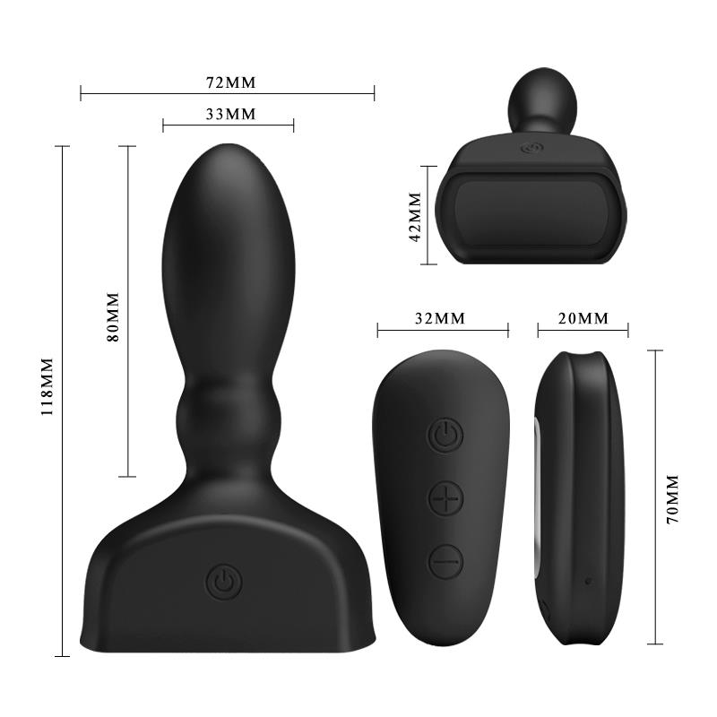 Plug Anal Inflable con Control Remoto Mr. Play - Imagen 6