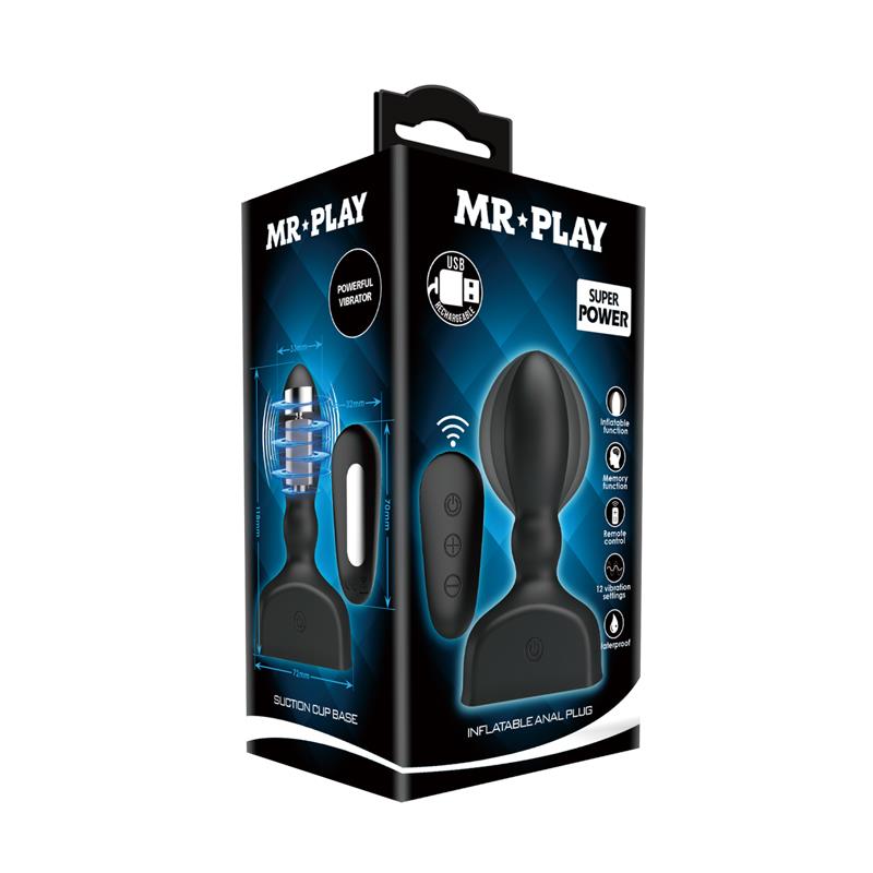 Plug Anal Inflable con Control Remoto Mr. Play - Imagen 7