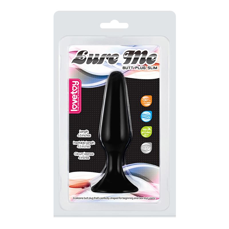 Plug Anal Lure Me Talla L Negro - Imagen 7
