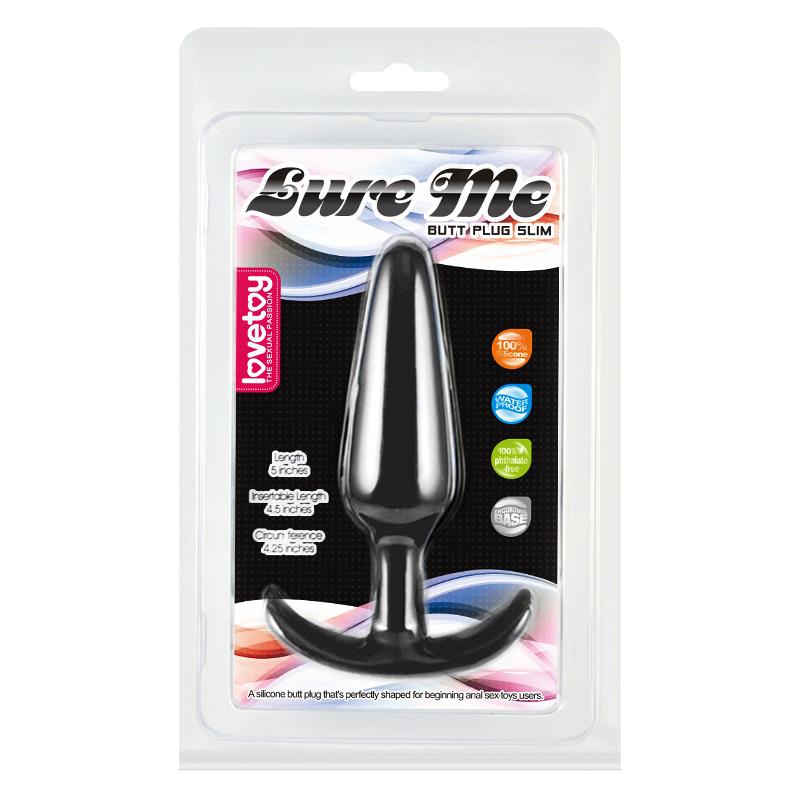 Plug Anal Lure Me Talla L Negro - Imagen 8