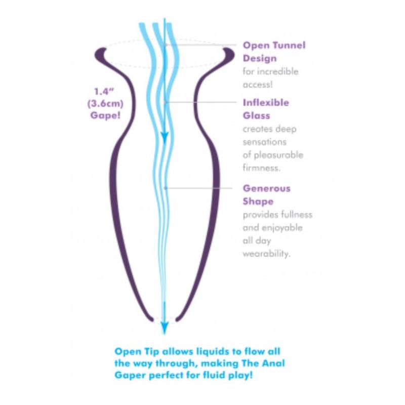 Plug Anal Mega Anal Gaper Transparente - Imagen 3