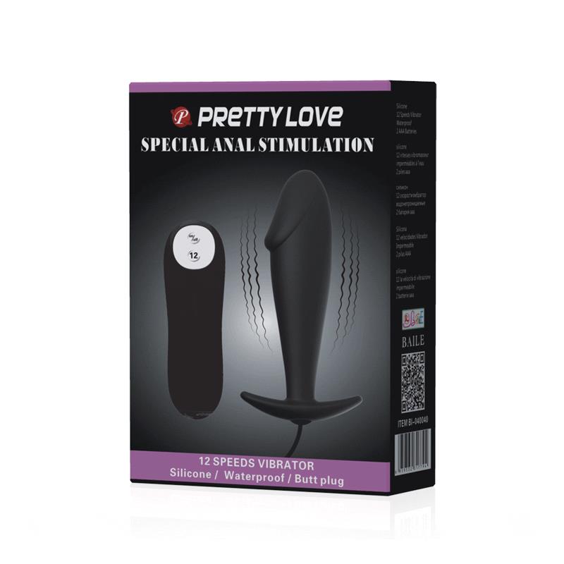 Plug Anal Negro con Mando - Imagen 9