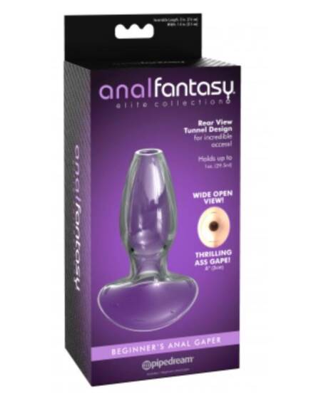 Plug Anal para Principiantes Anal Gaper Transparente