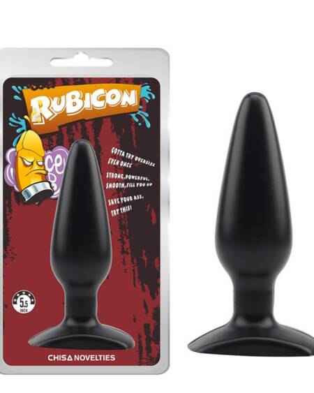 Plug Anal Rubicon 13.5 x 4.5 cm Negro