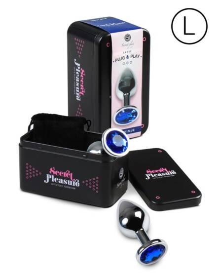 Plug Anal Talla L Azul