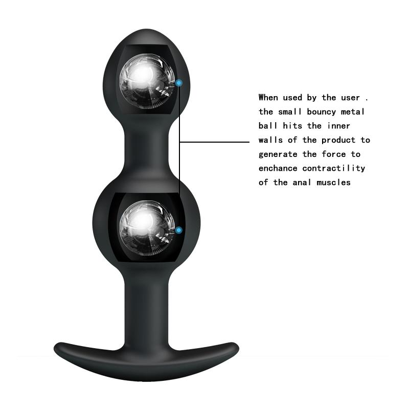 Plug Bolas Anales Silicona - Imagen 7