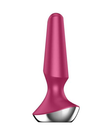 Plug-ilicious 2 Plug Anal con Vibración con Satisfyer Connect App Berry