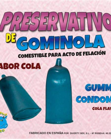 Preservativo de Gominola Sabor Cola