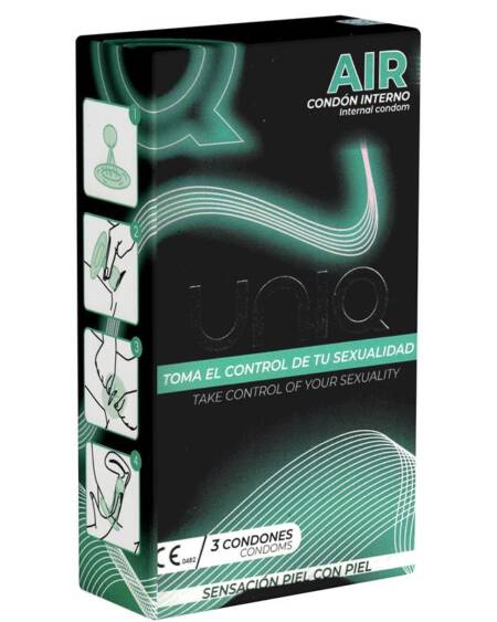 Preservativos Femeninos Air Female sin Látex 3 Unidades