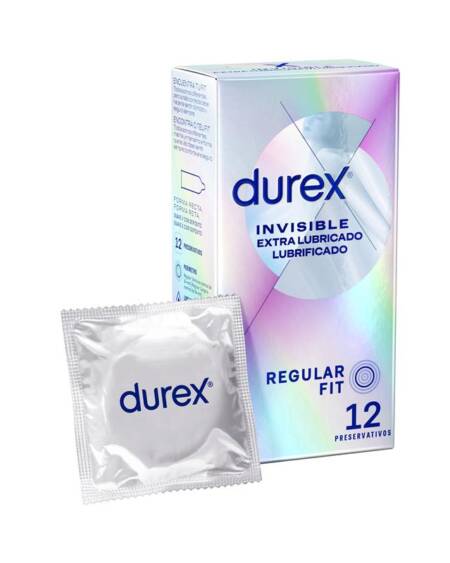 Preservativos Invisible Extra Lubricación 12ud