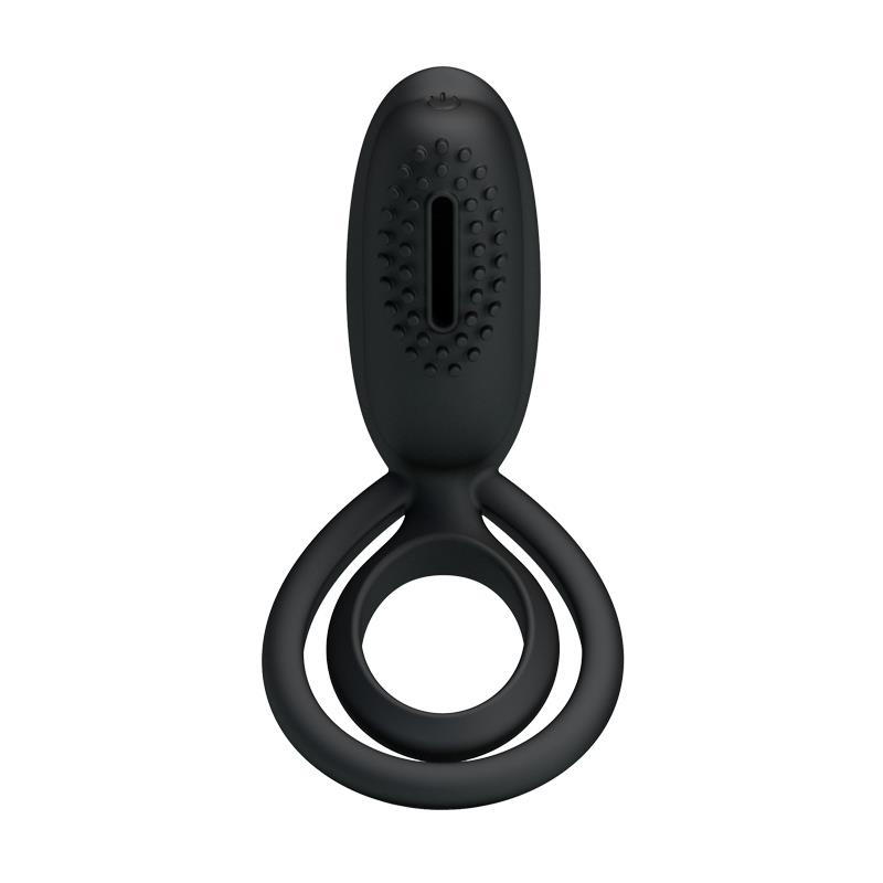 Pretty Love Anillo Vibrador Esther Color Negro - Imagen 3