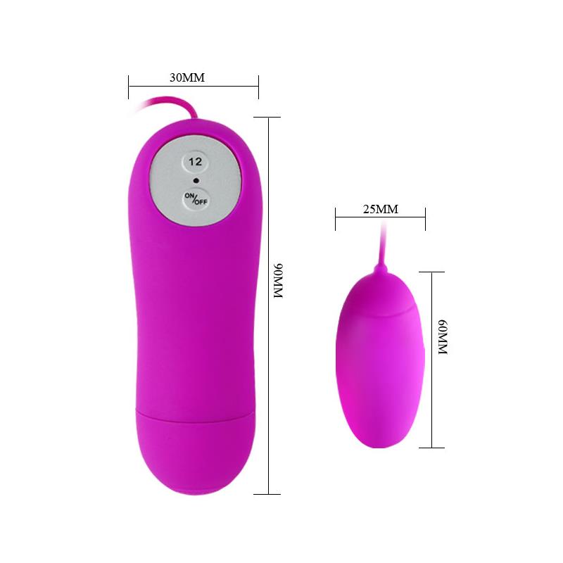 Pretty Love Huevo Vibrador Eunice Color Púrpu CL70 - Imagen 5