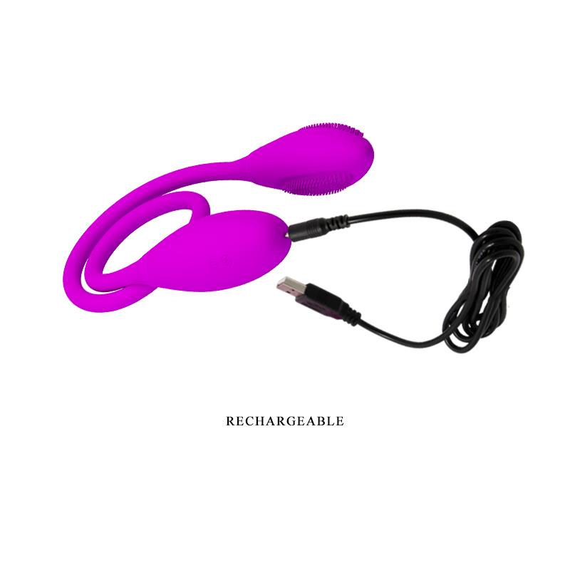 Pretty Love Huevos Vibradores Snaky Vibe Color Púrpura - Imagen 7