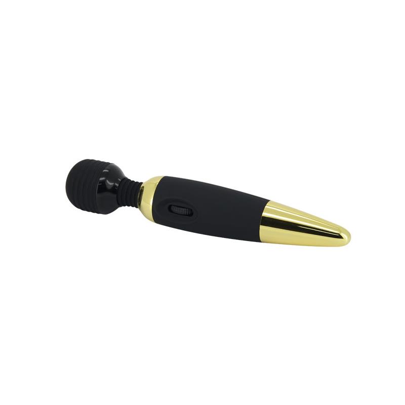 Pretty Love Masajeador Power Wand Negro y Dorado - Imagen 2