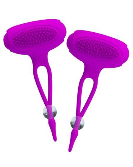 Pretty Love Pinzas para Pezones Bancroft Color Púrpura