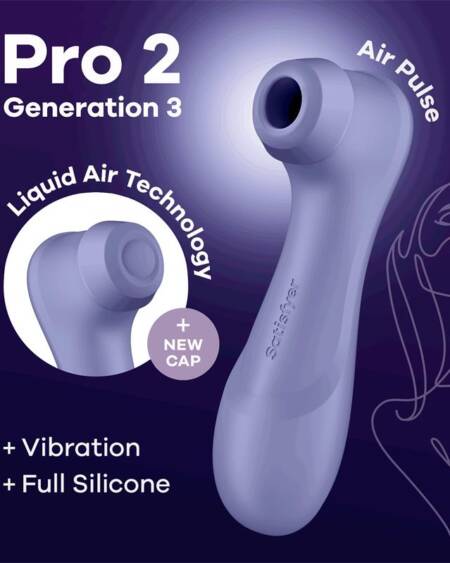 Pro 2 Gen 3 Liquid Air Technology Succión y Vibración Lilac
