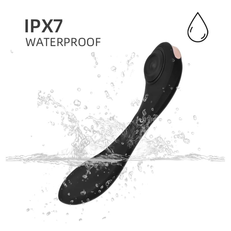 Pulsar Vibrador con Pulsación y Esqueleto Articulado Silicona USB - Imagen 13