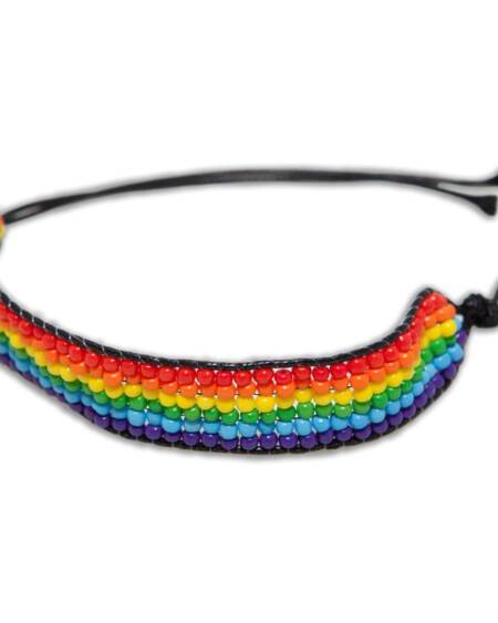 Pulsera de Bolitas Bandera LGBT+
