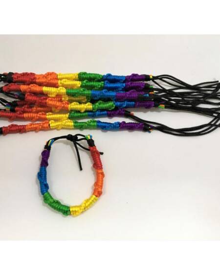 Pulsera/Trenza con Bandera LGBT+