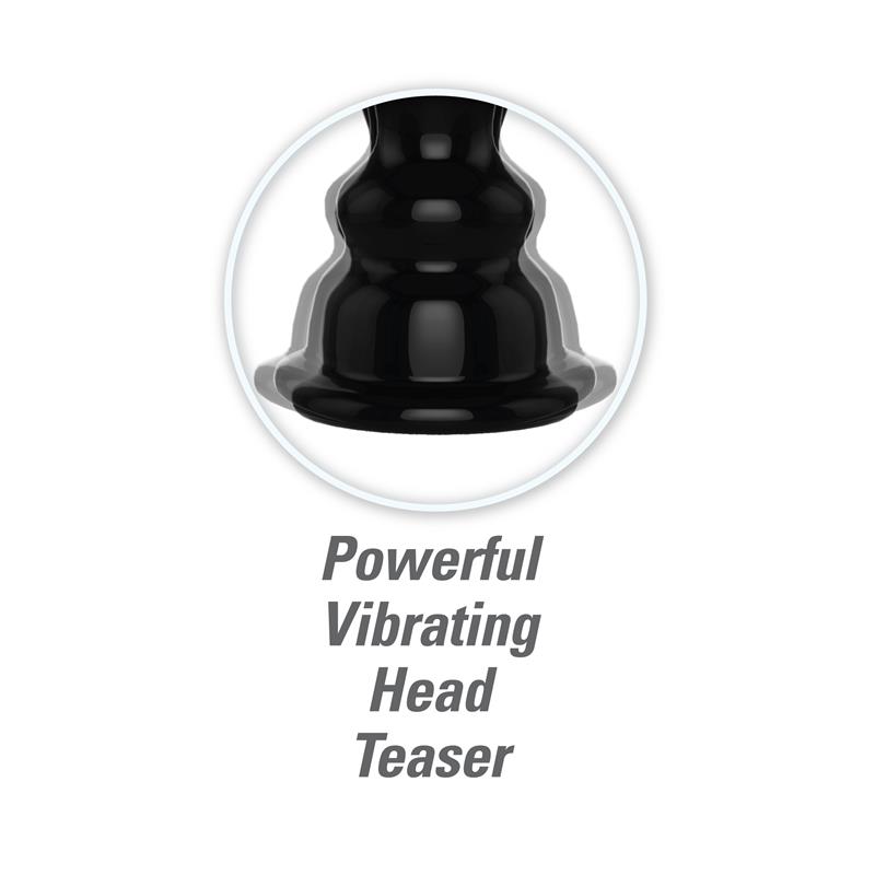 Pump Worx Succioandor Vibrador Ultimate Head Job Color Negro - Imagen 4
